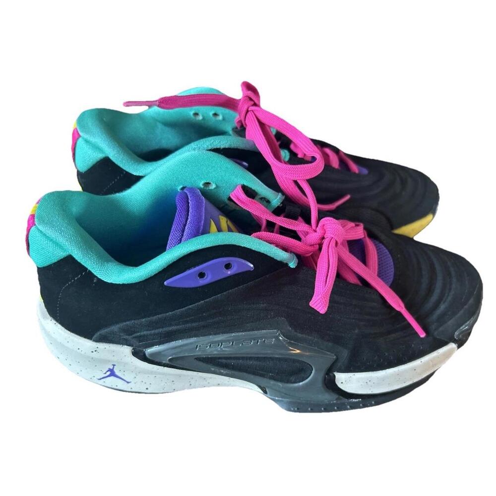 Nike Jordan Luka 3 PF Black Hyper Jade Pink Men Basketball Shoes FQ1285-002 Sz 8
